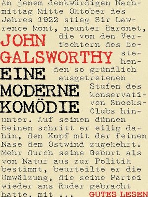 cover image of Eine moderne Komödie--Romantrilogie